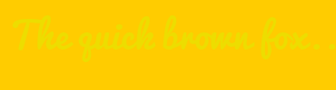 Image with Font Color EDDD00 and Background Color FFCC00